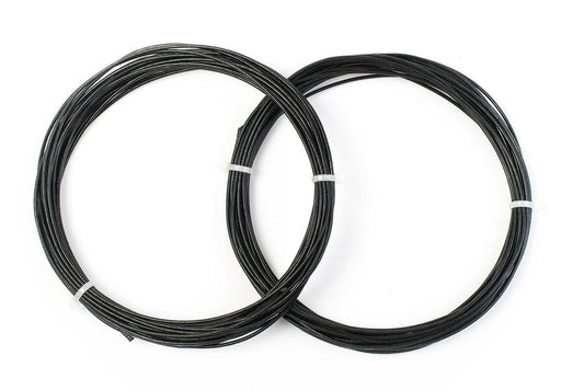 NG 15G (135) V5 PU Black Coated Natural Gut - Length: 6.5 meters (20') x 2 Pcs