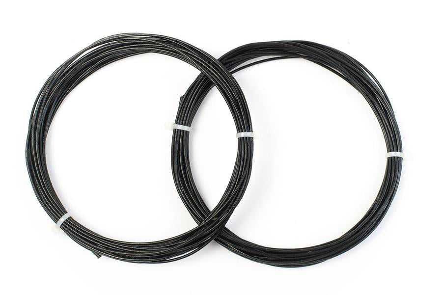 NG 15G (135) V5 PU Black Coated Natural Gut - Length: (20') x 2 Pcs