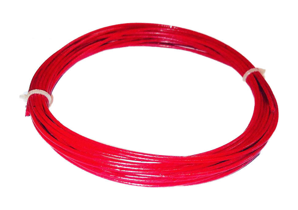 NG 17G (125) V5 PU Red Coated Natural Gut - Length: 6 meters (20') x 2 Pcs (Only 4 available 17G)